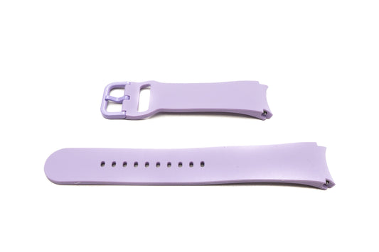 22 mm sílikonól fyrir Samsung Galaxy Watch 6 snjallúr í fjólubláum lit.
