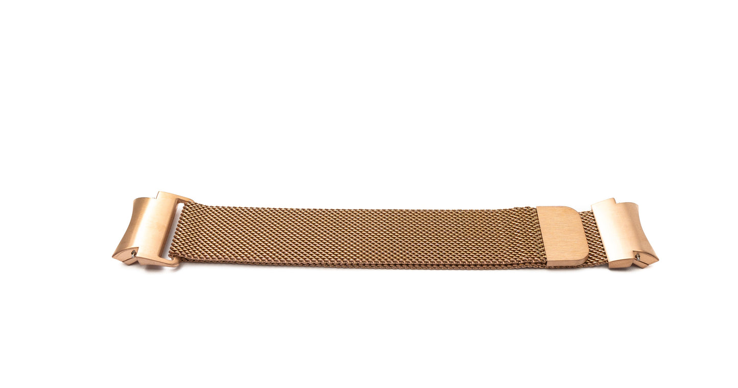 SYSTEM-S Milanese málmarmband fyrir Galaxy Watch 6 Classic snjallúr í bleiku