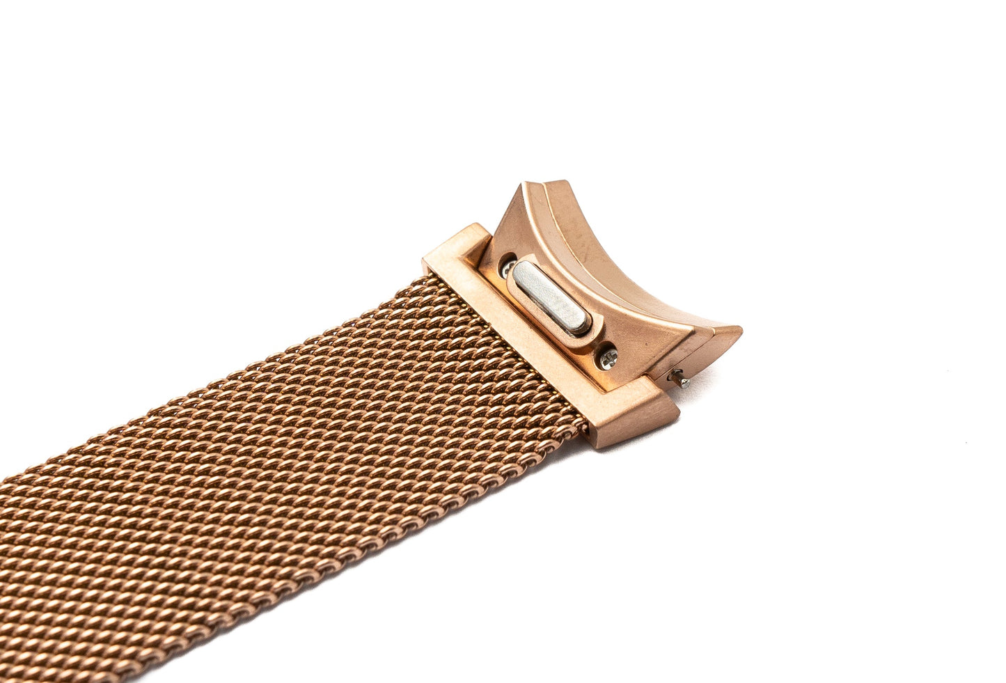 SYSTEM-S Milanese málmarmband fyrir Galaxy Watch 6 Classic snjallúr í bleiku