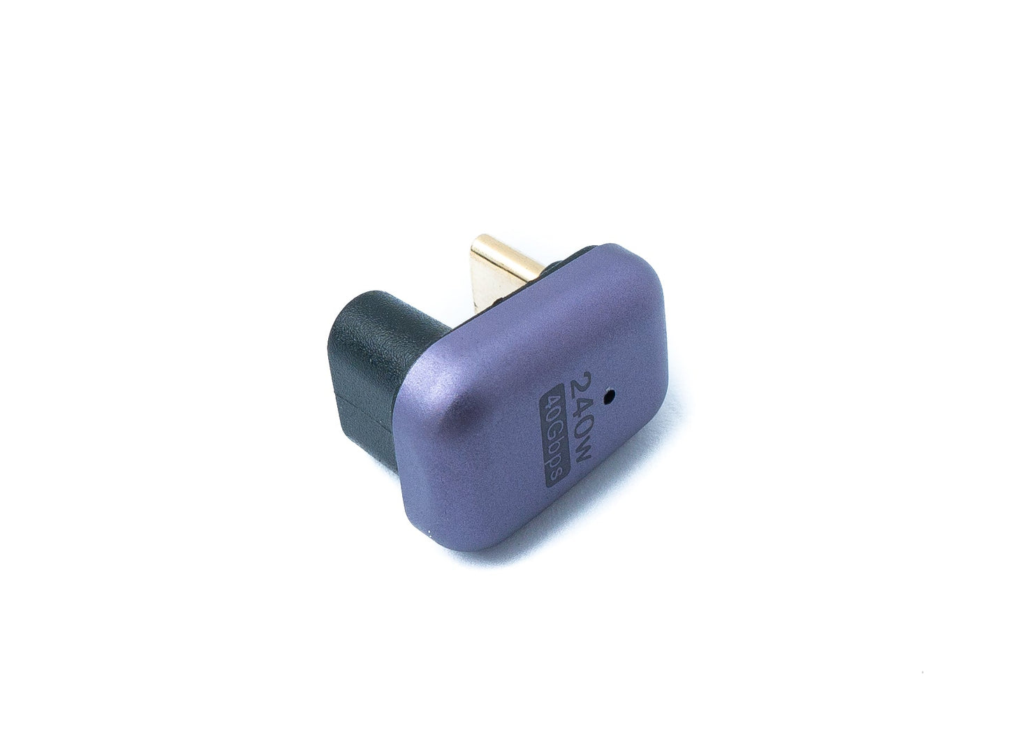 SYSTEM-S USB4 USB Adapter Type C Male to Female 40 Gbit/s USB 4.0 U Turn 180° Angle Cable