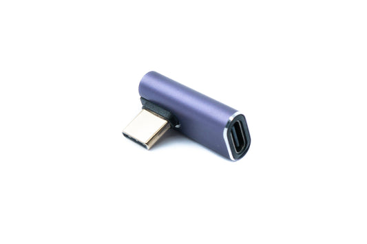 SYSTEM-S USB4 Adapter Type C Male to Female 40 Gbit/s USB 4.0 Angle 240W Cable
