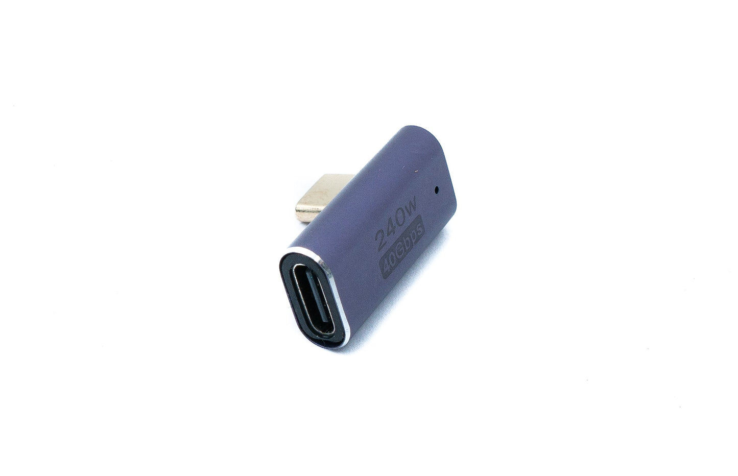 SYSTEM-S USB4 Adapter Type C Male to Female 40 Gbit/s USB 4.0 Angle 240W Cable