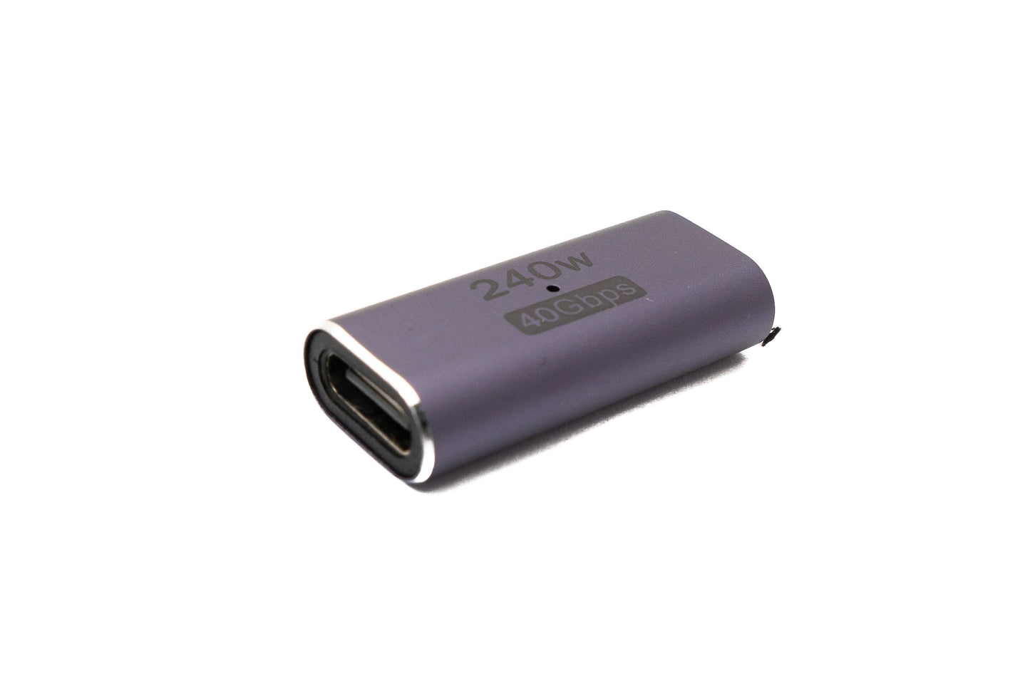 SYSTEM-S USB4 USB Adapter Type C Female to Female 40 Gbit/s USB 4.0 Cable in Gray