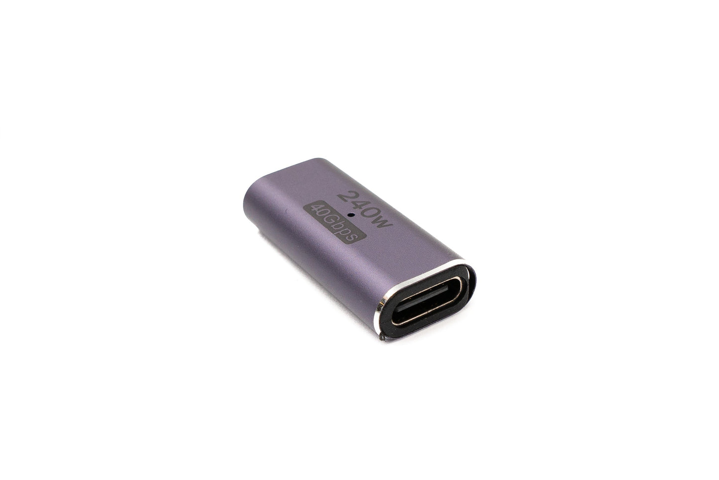 SYSTEM-S USB4 USB Adapter Type C Female to Female 40 Gbit/s USB 4.0 Cable in Gray
