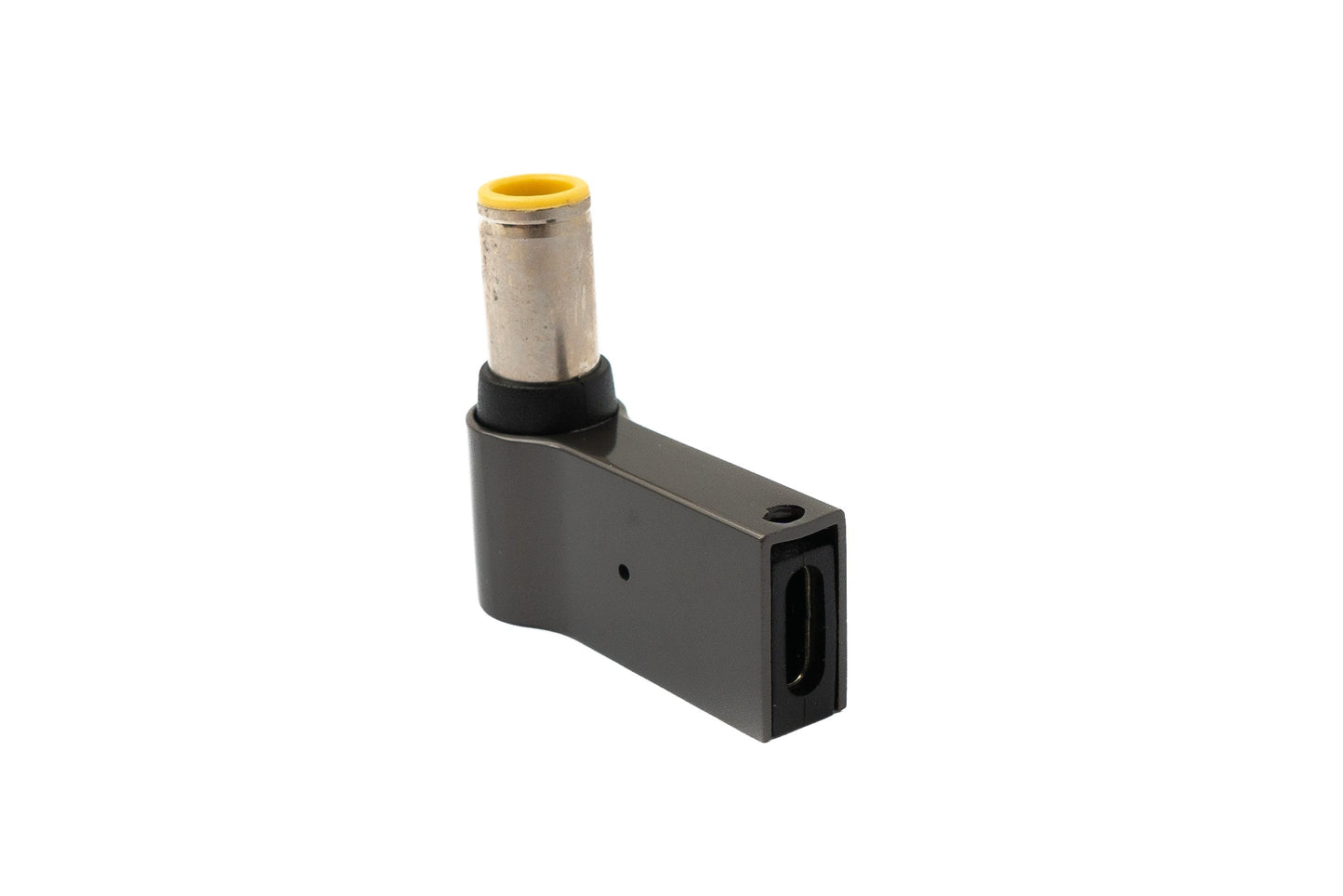 SYSTEM-S USB 3.1 millistykki af gerð C karlkyns í DC 20V 7,9 x 5,5 mm kvenkyns í gráu
