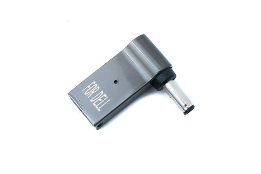 SYSTEM-S USB 3.1 millistykki af gerð C karlkyns í Dell DC 20V 4,5 x 3,0 mm kvenkyns í gráu