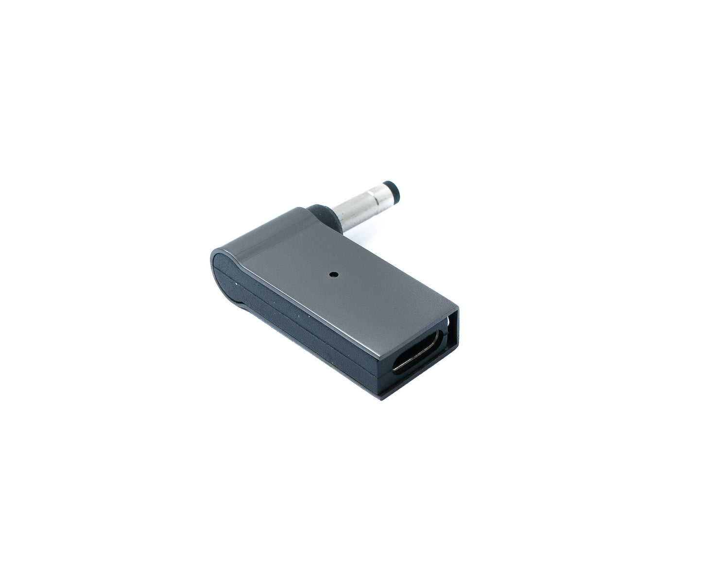 SYSTEM-S USB 3.1 millistykki af gerð C karlkyns í DC 20V 4.0 x 1.7 mm kvenkyns í gráu