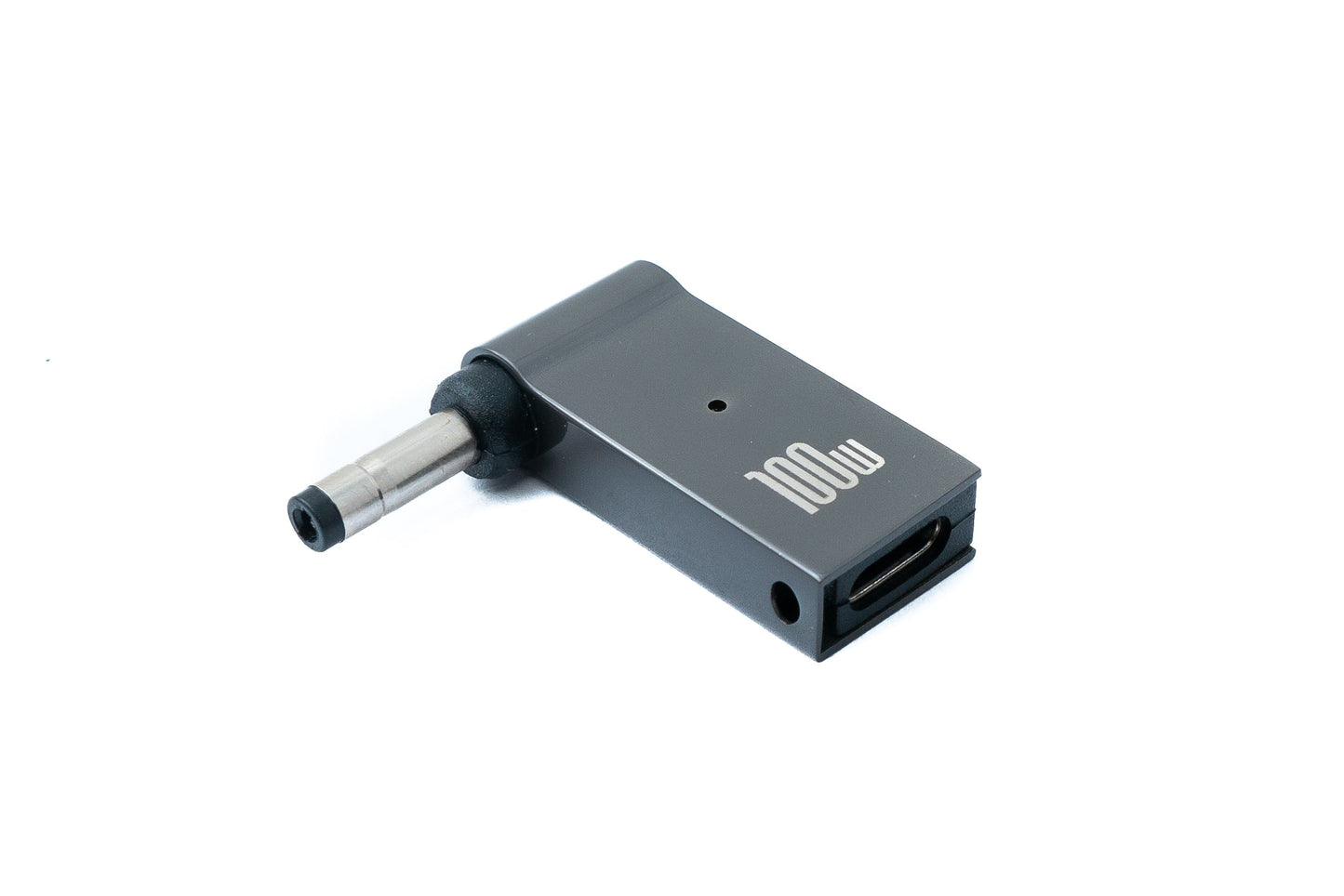 SYSTEM-S USB 3.1 millistykki af gerð C karlkyns í DC 20V 4.0 x 1.7 mm kvenkyns í gráu