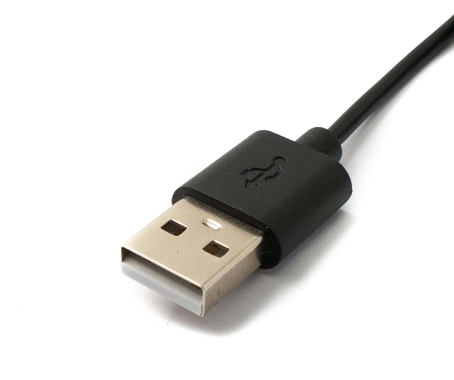 SYSTEM-S USB 2.0 snúra, 100 cm hleðslusnúra fyrir Xiaomi Haylou GS LS09A snjallúr, svört