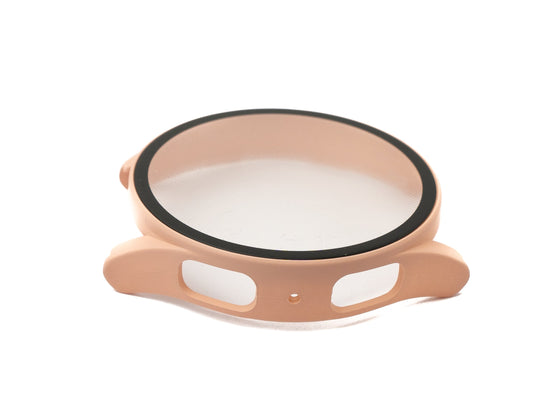 SYSTEM-S hlífðarhulstur 44 mm úr PC fyrir Samsung Galaxy Watch 5 4 í bleiku