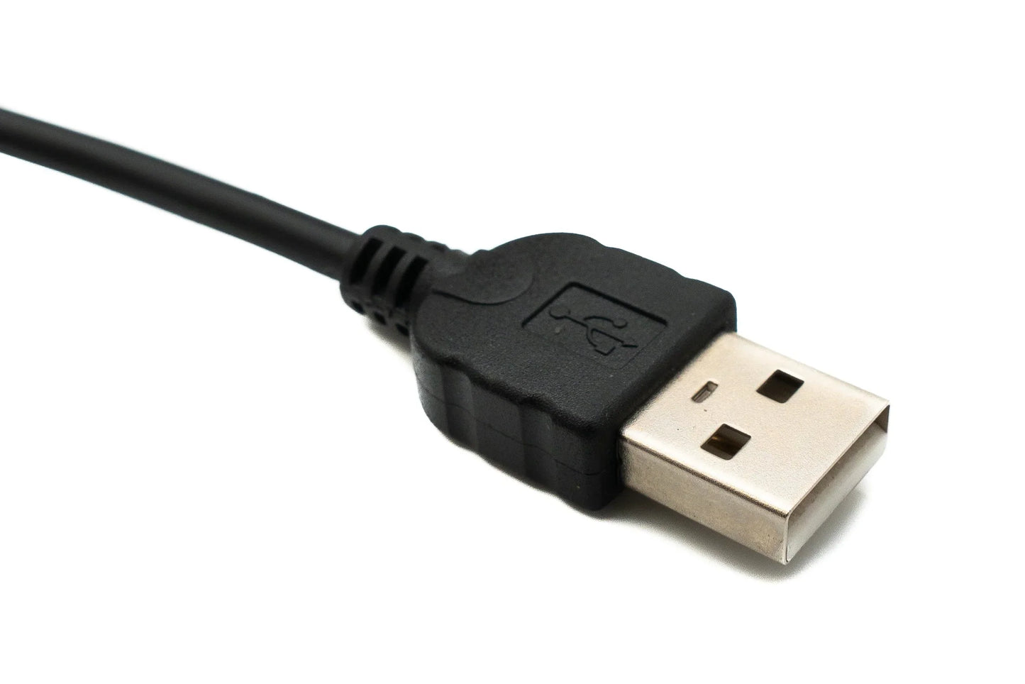 System-S USB Type C 3.1 to USB 2.0 spiral cable data cable charging cable 30-50 cm black