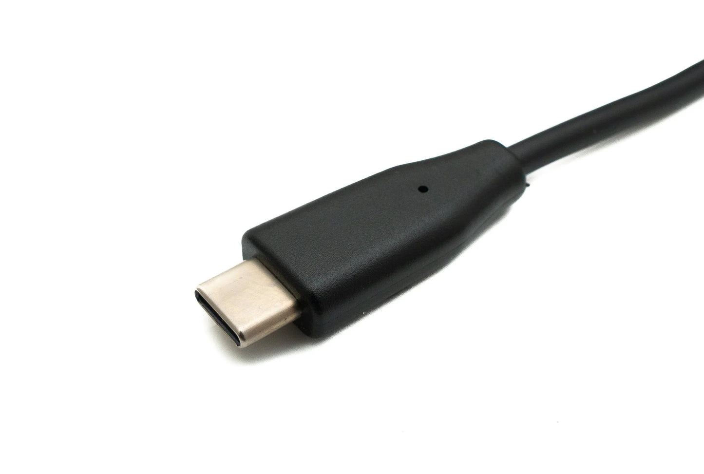 System-S USB Type C 3.1 to USB 2.0 spiral cable data cable charging cable 30-50 cm black