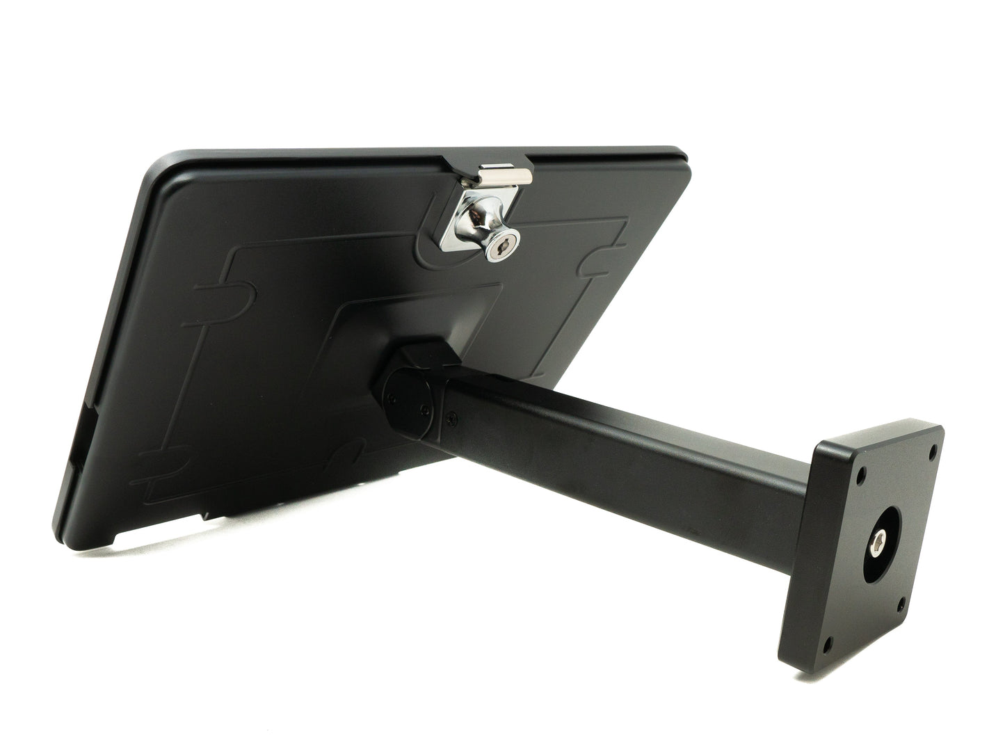 SYSTEM-S Wand Tisch Halterung abschließbar 90° für Microsoft Surface Pro 11 10 9 13.0" Schwarz