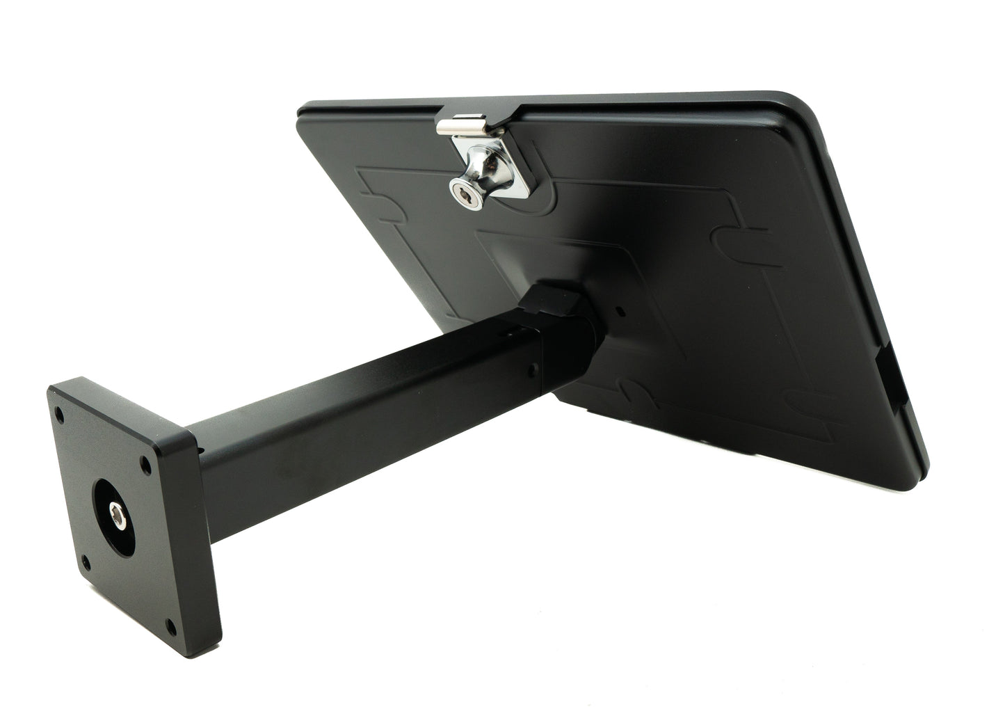 SYSTEM-S Wand Tisch Halterung abschließbar 90° für Microsoft Surface Pro 11 10 9 13.0" Schwarz