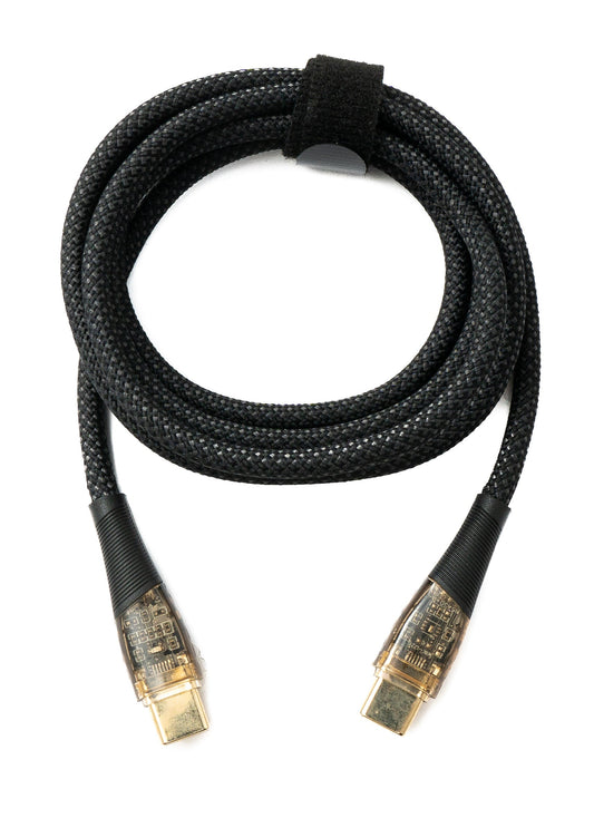 SYSTEM-S USB 3.1 Gen 2 Type C snúra 120 cm karlkyns í karlkyns 10 Gbit/s 100W