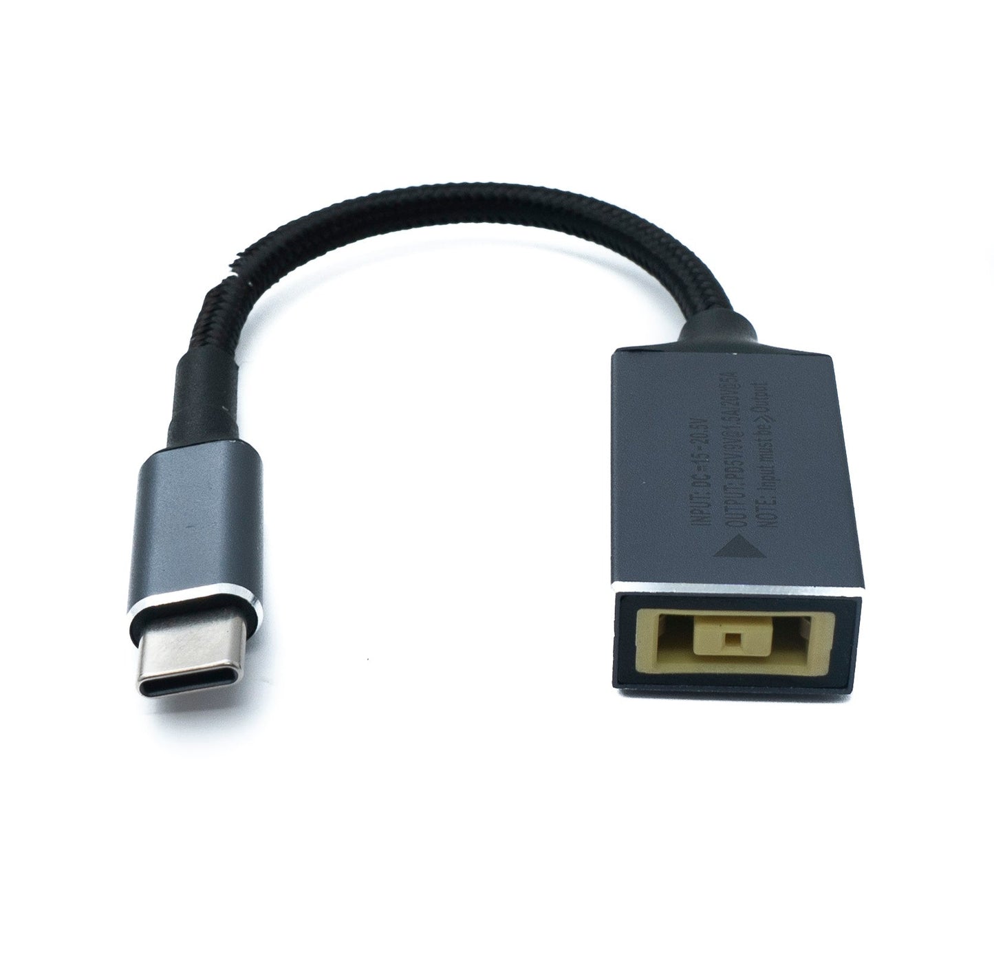 SYSTEM-S USB 3.1 cable 15 cm Type C male to Lenovo Square female braided