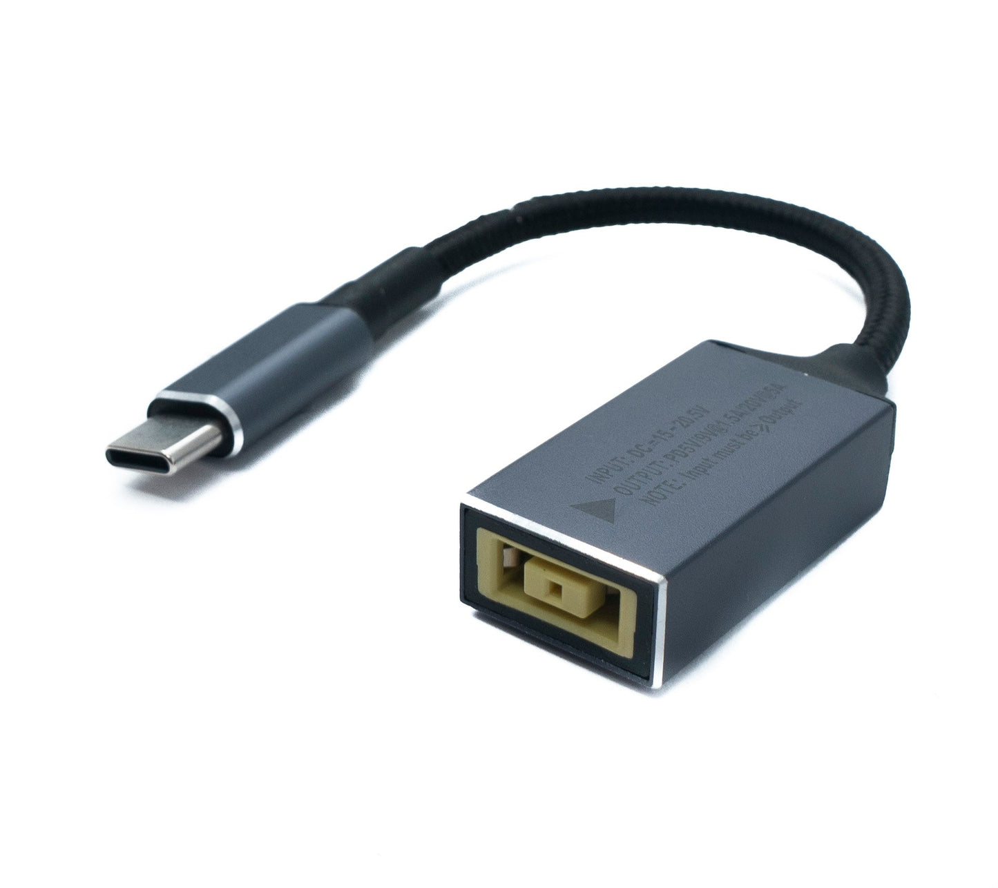 SYSTEM-S USB 3.1 cable 15 cm Type C male to Lenovo Square female braided