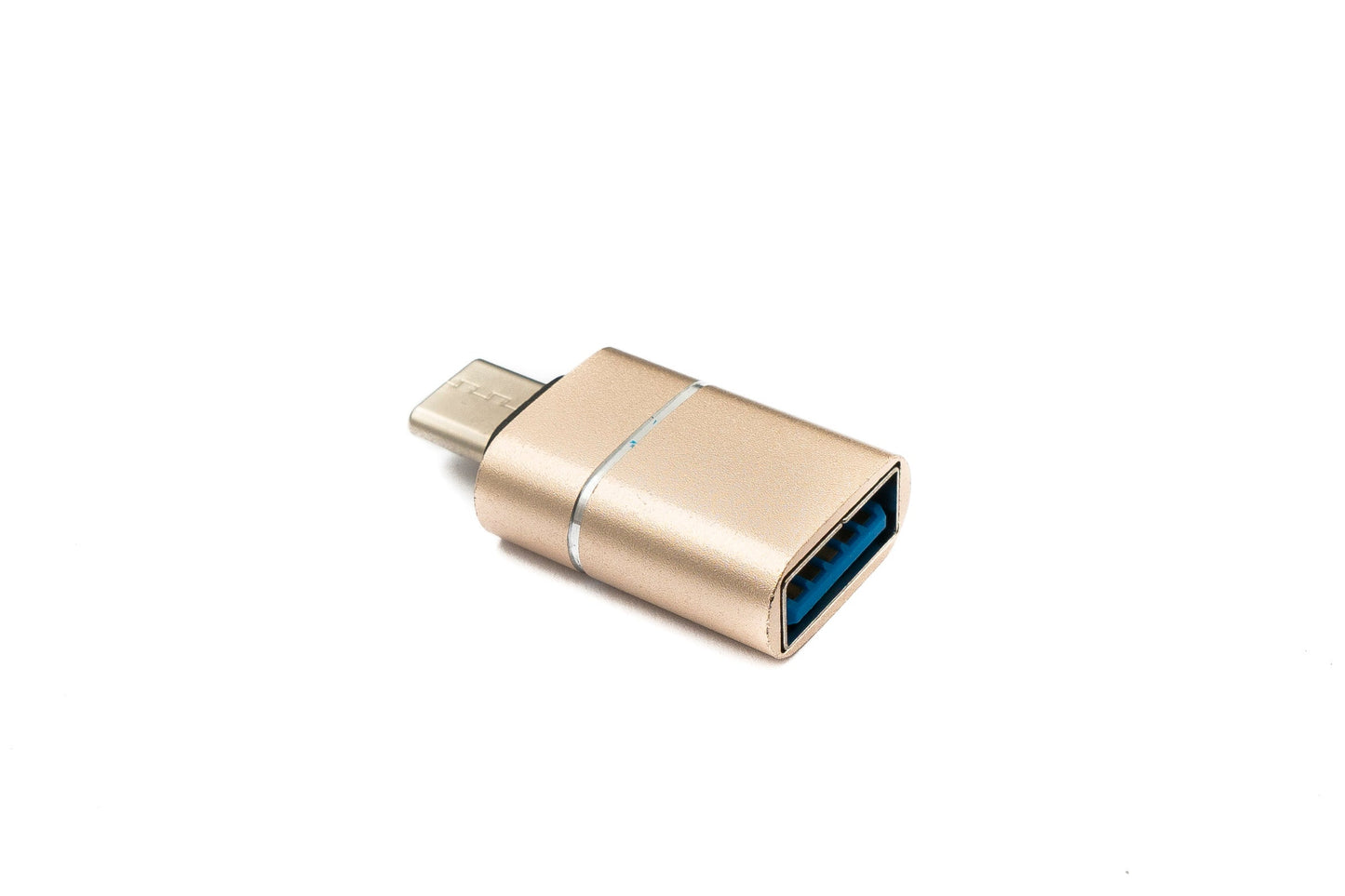SYSTEM-S USB 3.1 Adapter Typ C Stecker zu 3.0 A Buchse 5 Gbit/s 100W in Rosa Gelb Weiß