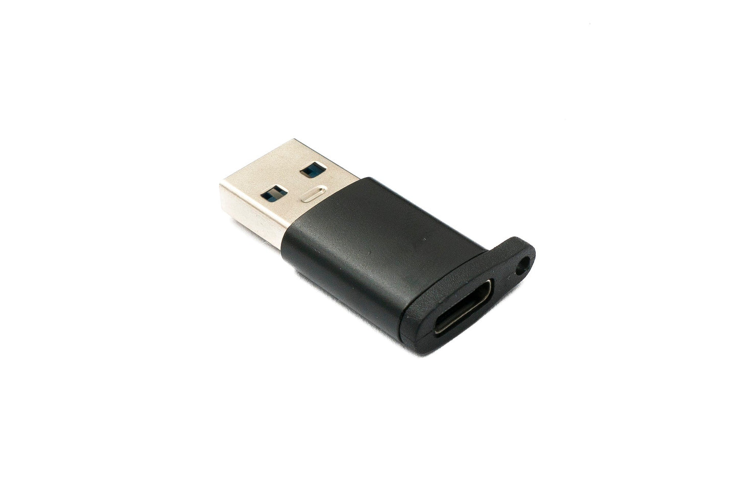 SYSTEM-S USB 3.1 millistykki Tegund C kvenkyns í 3.0 A karlkyns lykkja 5 Gbit/s 100W í svörtu