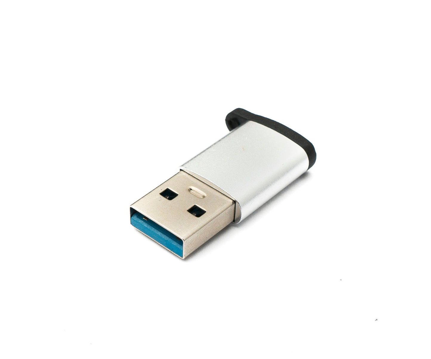 SYSTEM-S USB 3.1 adapter type C female to 3.0 A male loop 5 Gbit/s 100W in anthracite