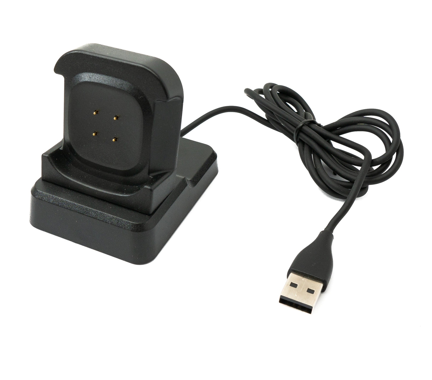 SYSTEM-S USB 2.0 snúra 120 cm hleðslustöð fyrir Fitbit Versa 4 3 Sense 2 1 snjallúr