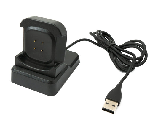 SYSTEM-S USB 2.0 snúra 120 cm hleðslustöð fyrir Fitbit Versa 4 3 Sense 2 1 snjallúr