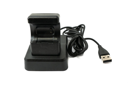 SYSTEM-S USB 2.0 snúra 120 cm hleðslustöð fyrir Fitbit Charge 4 snjallúr í svörtu