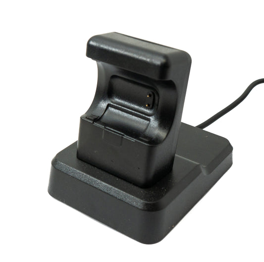 SYSTEM-S USB 2.0 snúra 120 cm hleðslustöð fyrir Fitbit Charge 4 snjallúr í svörtu