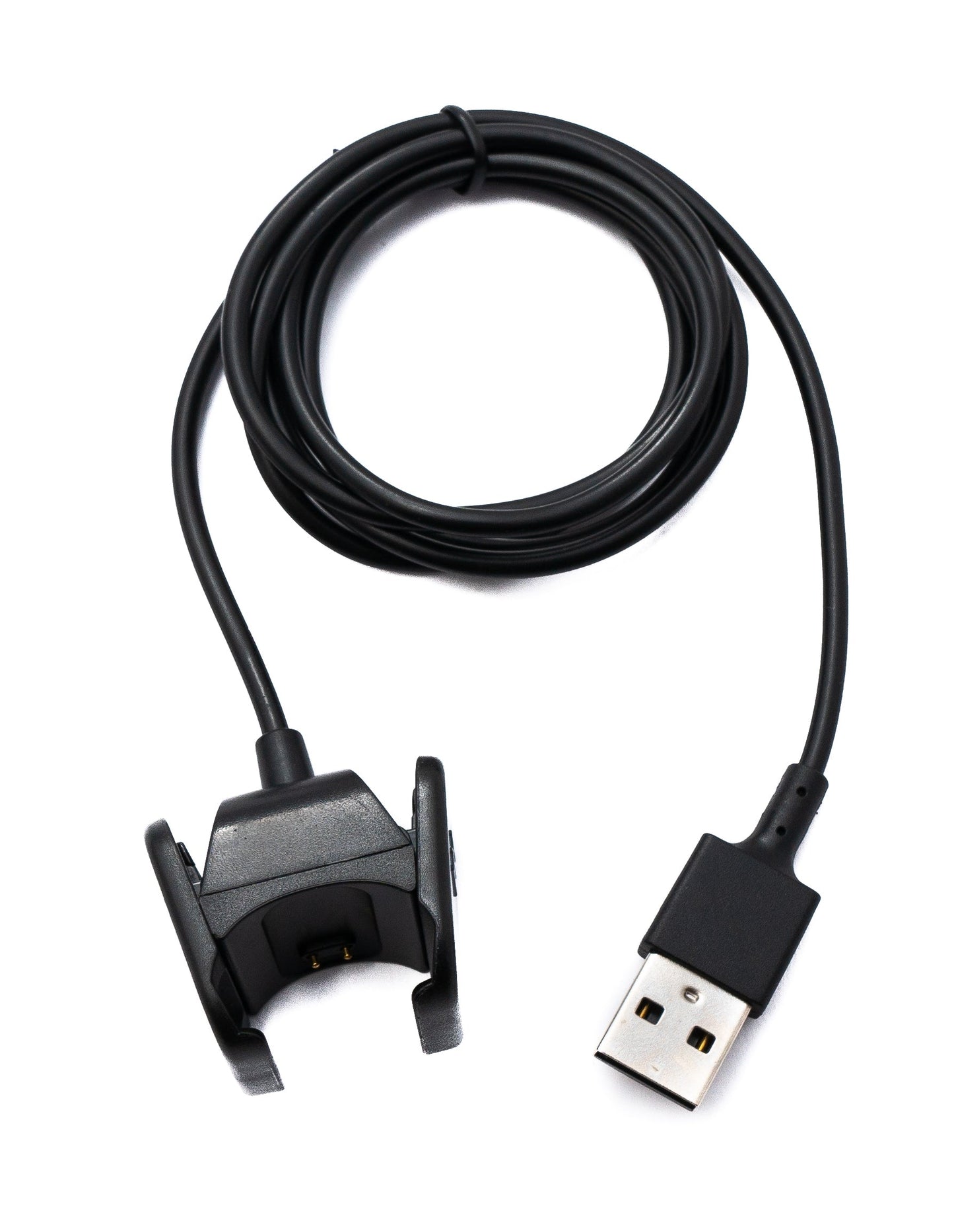 SYSTEM-S USB 2.0 Kabel 99 cm Ladekabel für Fitbit Charge 4 Smartwach in Schwarz