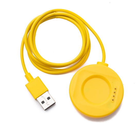 USB 2.0 cable 100 cm for Oppo Watch 4 3 2 1 pro SE for OnePlus Watch 2 in yellow