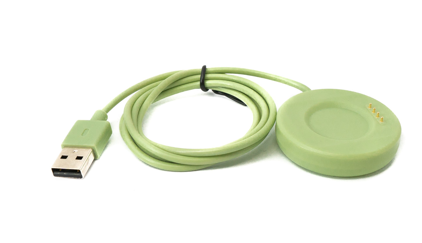 USB 2.0 snúra 100 cm fyrir Oppo Watch 4 3 2 1 pro SE fyrir OnePlus Watch 2 í grænu