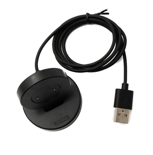 SYSTEM-S USB 2.0 snúra 95 cm hleðslustöð fyrir Huawei Watch GT snjallúr í svörtu