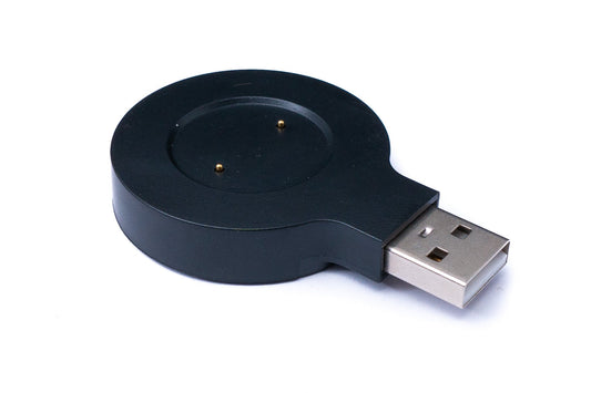 SYSTEM-S USB 2.0 hleðslustöð fyrir Huawei Honor Watch snjallúrssnúru í svörtu