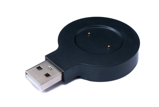 SYSTEM-S USB 2.0 hleðslustöð fyrir Huawei Honor Watch snjallúrssnúru í svörtu