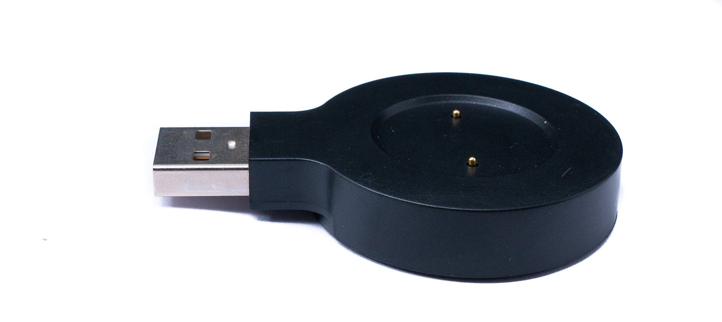 SYSTEM-S USB 2.0 hleðslustöð fyrir Huawei Honor Watch snjallúrssnúru í svörtu