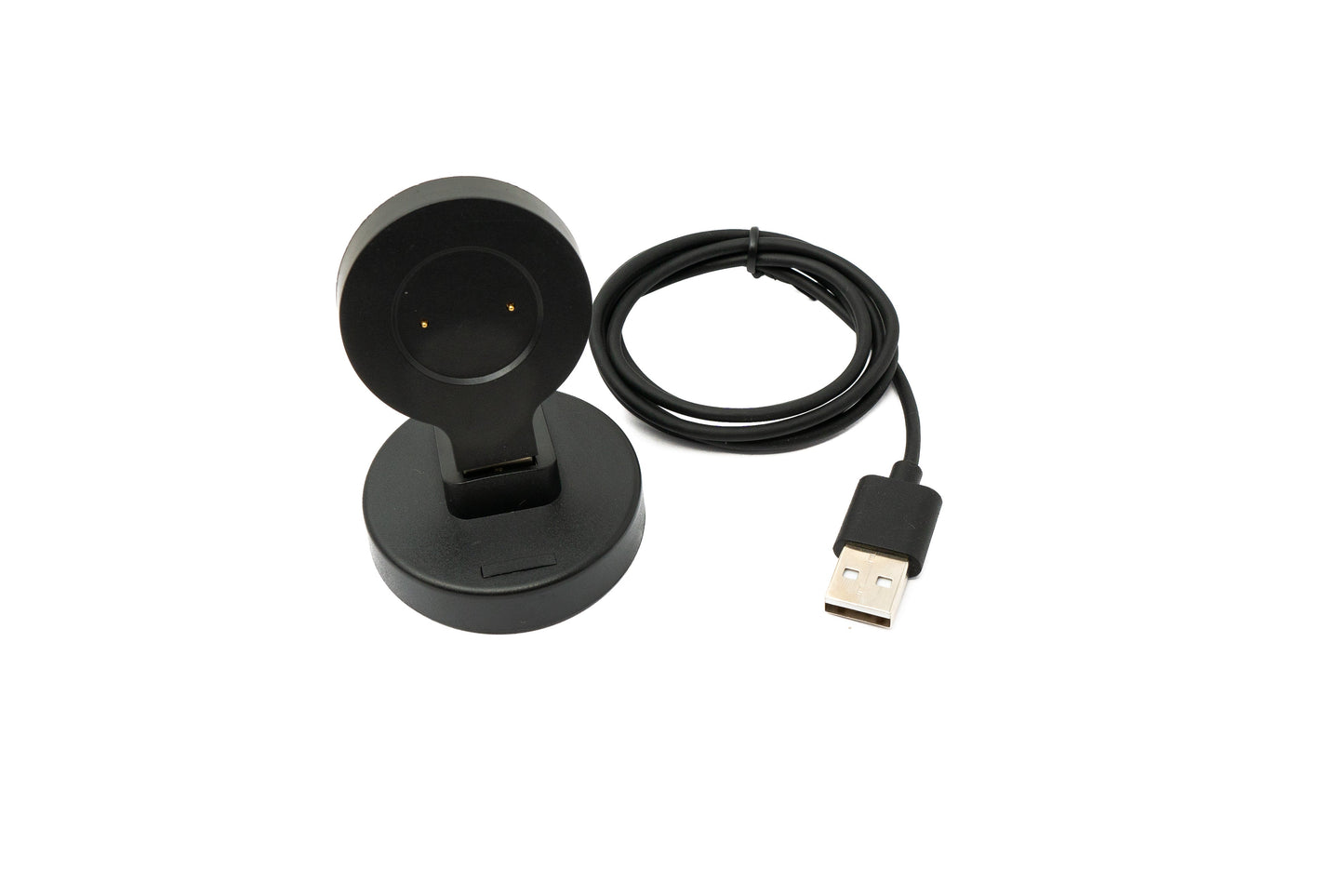 SYSTEM-S USB 2.0 snúra 93 cm hleðslustöð fyrir Huawei Watch GT snjallúr í svörtu
