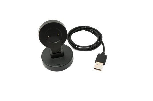 SYSTEM-S USB 2.0 snúra 93 cm hleðslustöð fyrir Huawei Watch GT snjallúr í svörtu