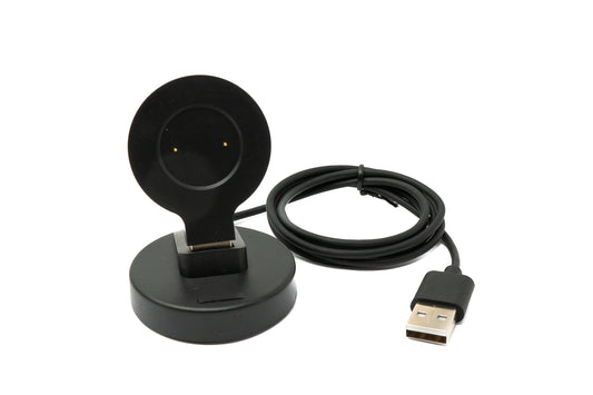 SYSTEM-S USB 2.0 snúra 93 cm hleðslustöð fyrir Huawei Watch GT snjallúr í svörtu