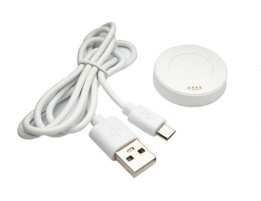 SYSTEM-S USB 2.0 cable 80 cm charging station for Huawei Watch 1 Smartwatch 5V in white