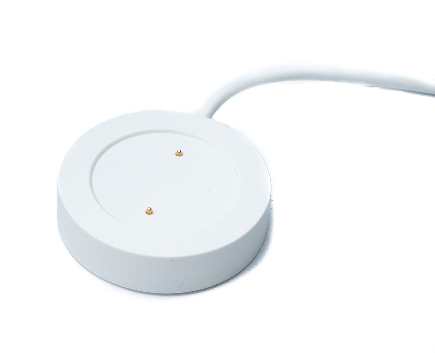 SYSTEM-S USB 2.0 snúra 100 cm hleðslustöð fyrir Xiaomi Haylou RS3 LS04 snjallúr í hvítu