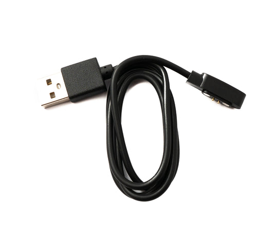 SYSTEM-S USB 2.0 snúra 60 cm hleðslusnúra fyrir Xiaomi Haylou GST LS09B í svörtu