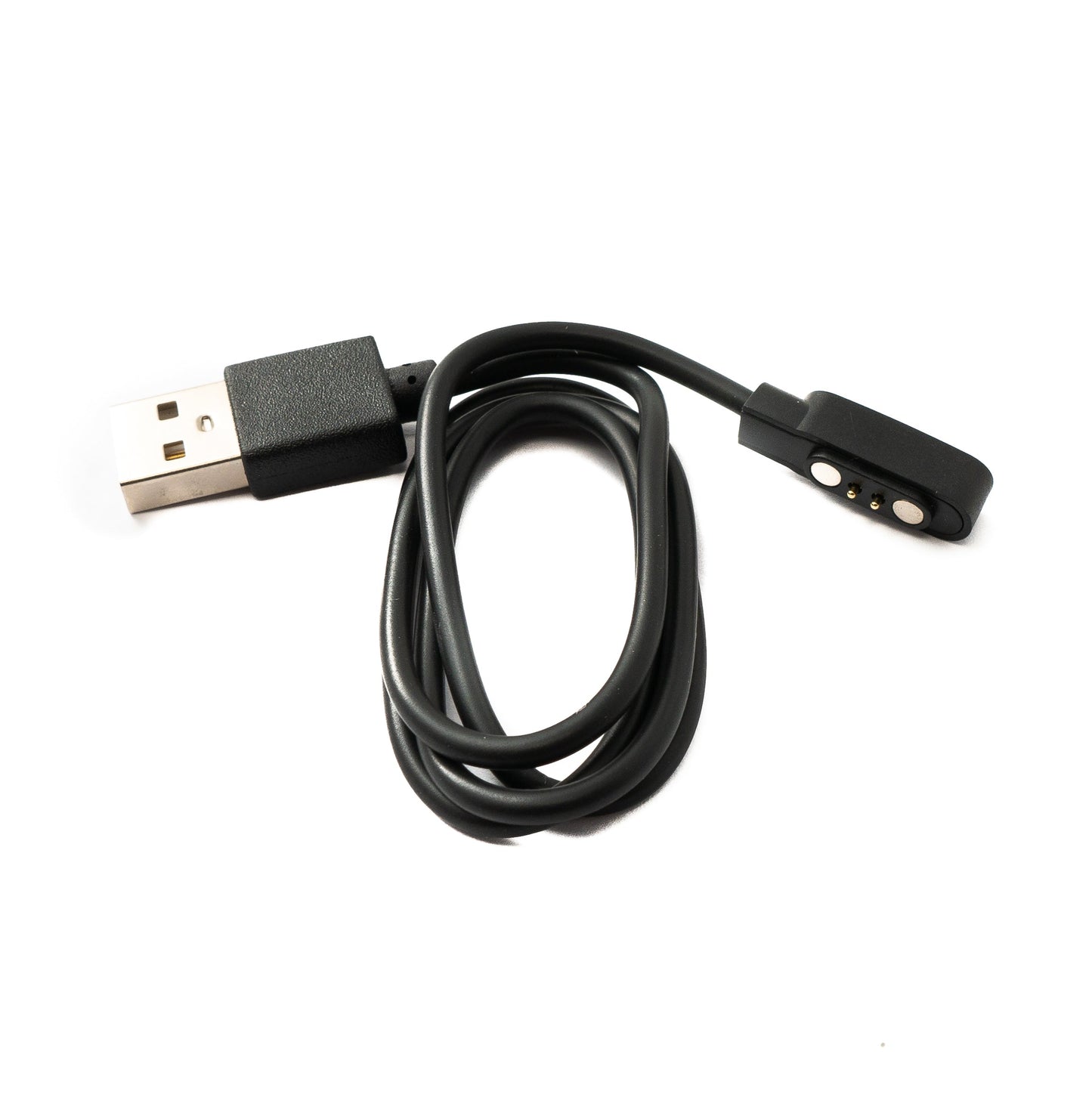 SYSTEM-S USB 2.0 snúra 60 cm hleðslusnúra fyrir Xiaomi Haylou GST LS09B í svörtu
