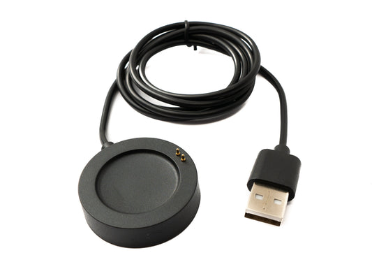 SYSTEM-S USB 2.0 snúra 100 cm hleðslustöð fyrir Xiaomi Watch S2 42 46 mm snjallúr svart