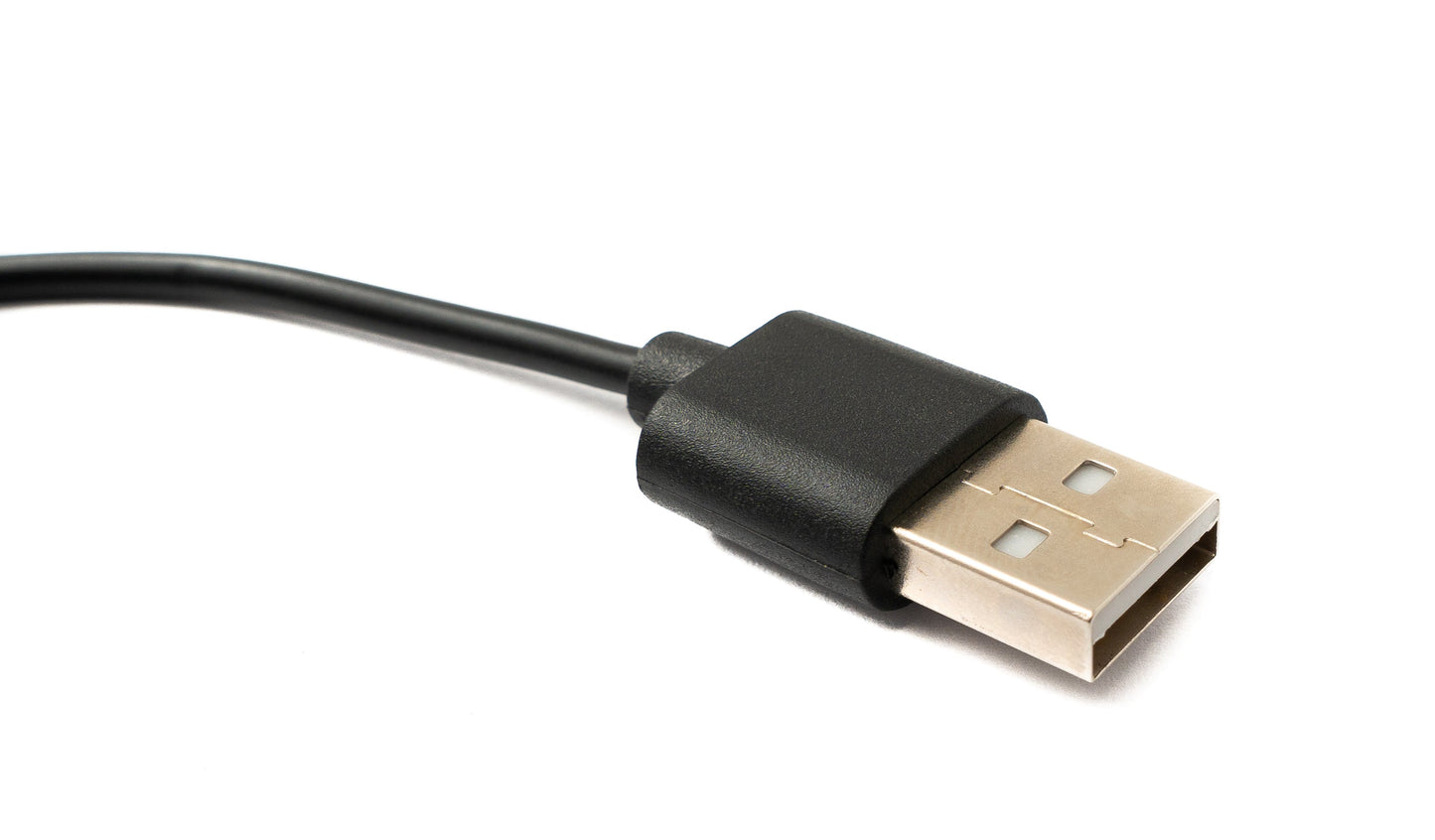 SYSTEM-S USB 2.0 snúra 100 cm hleðslustöð fyrir Xiaomi Watch S2 42 46 mm snjallúr svart