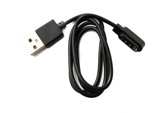 USB 2.0 snúra, 54 cm hleðslusnúra fyrir OnePlus Nord Watch 1, svört