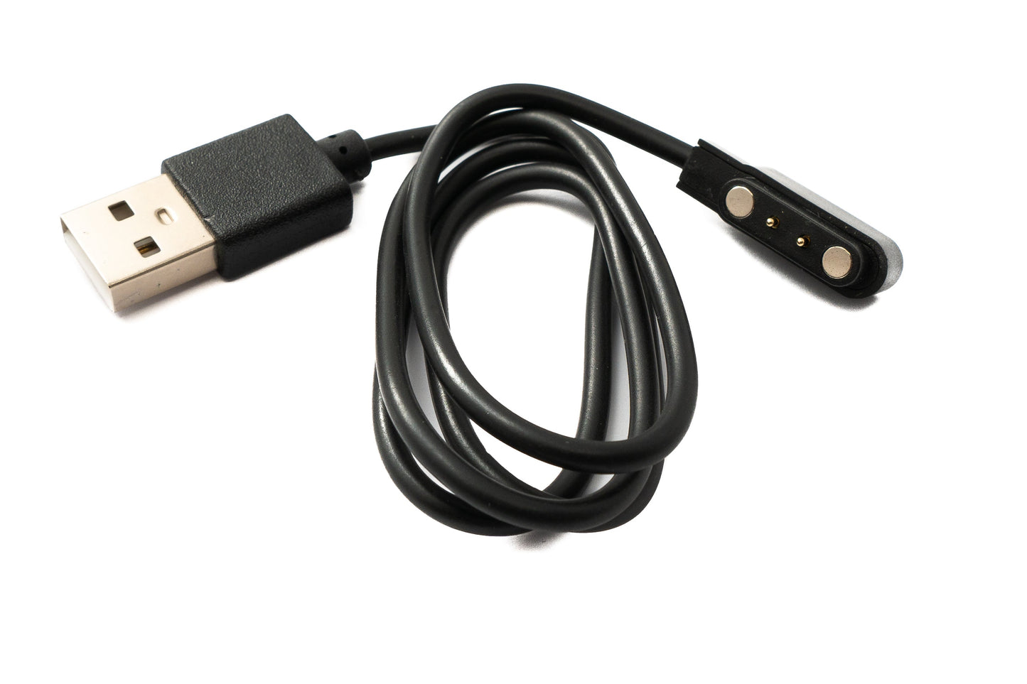 USB 2.0 snúra, 54 cm hleðslusnúra fyrir OnePlus Nord Watch 1, svört
