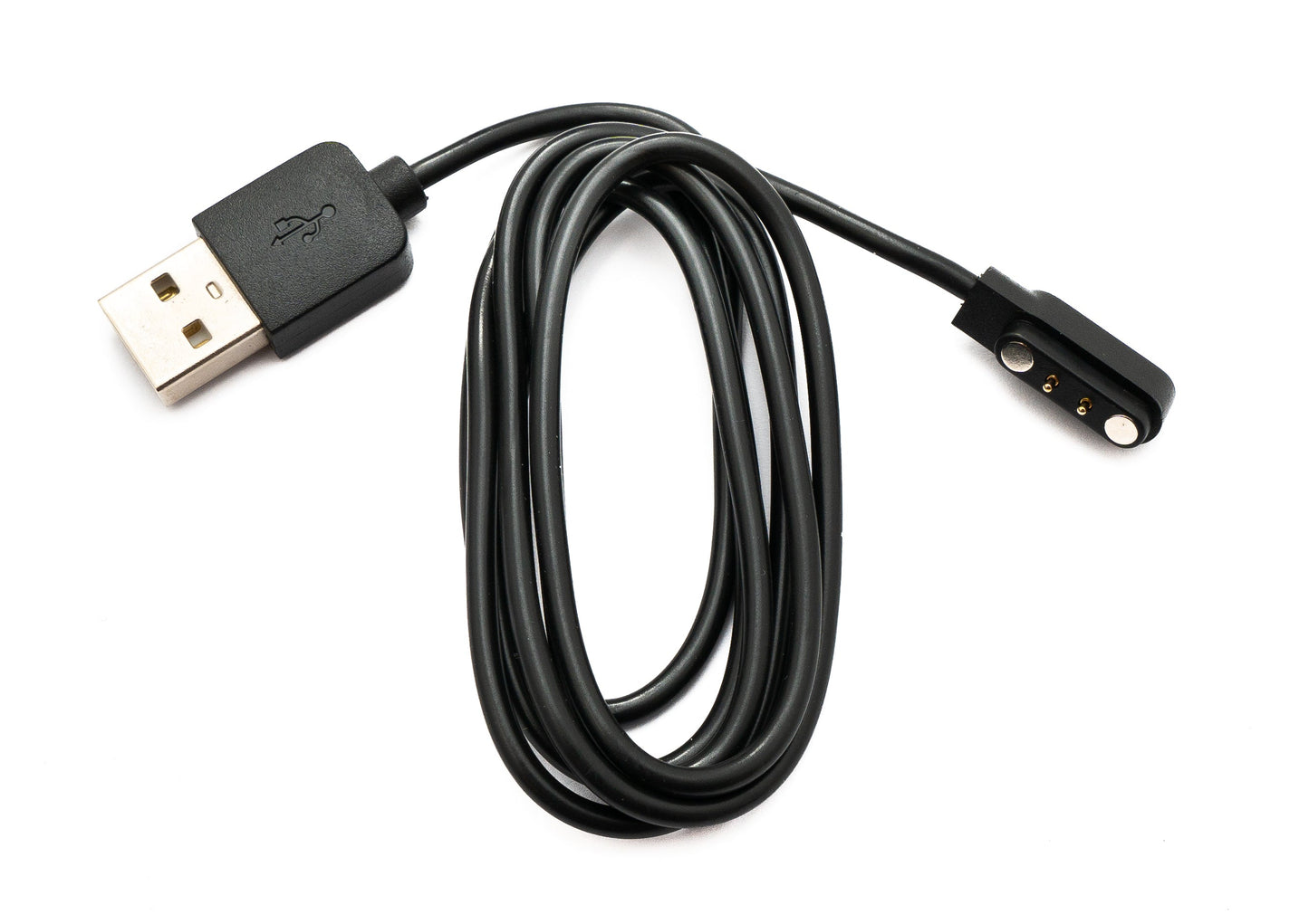 USB 2.0 Kabel 95 cm Ladekabel für OnePlus Nord Watch 1 in Schwarz