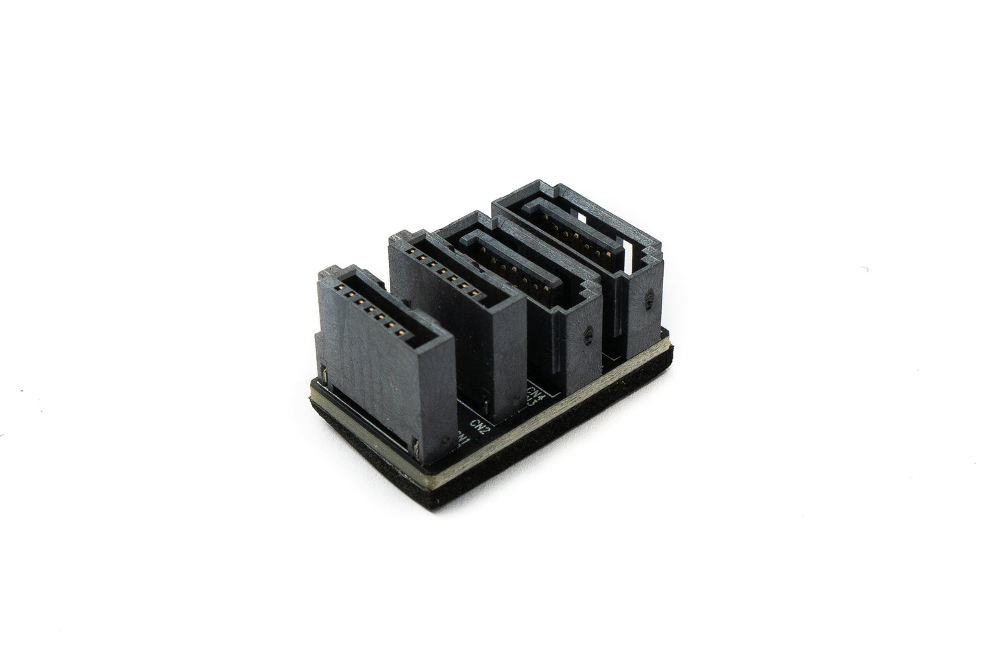 SYSTEM-S SATA UTurn Adapter 2x 7Pin Buchse zu 2x Stecker Kabel 360° für Mainboard SSD HDD