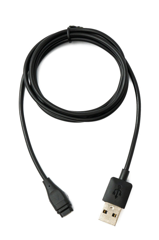 SYSTEM-S USB 2.0 snúra, 100 cm hleðslusnúra fyrir Coros snjallúr, svört