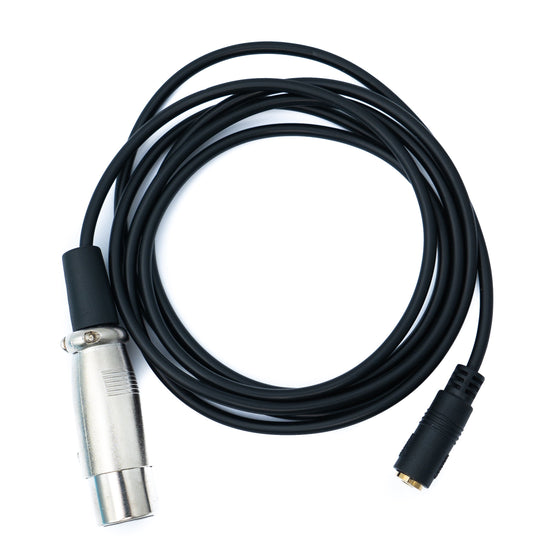 SYSTEM-S Audio Cable 1.5 m 3.5 mm jack socket to XLR 3-pin socket AUX Black